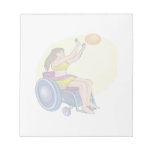 Wheel Chair Basketball Scratch Pad