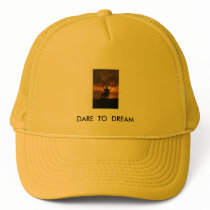 wheel  chair  hill, DARE  TO  DREAM hats