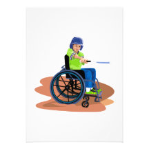 Wheel Chair Lefty.png Custom Invitations