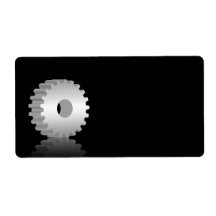 Wheel-gear Shipping Label