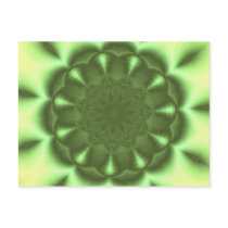 Wheel in green postcards