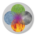 Wheel of Being - Grey magnet