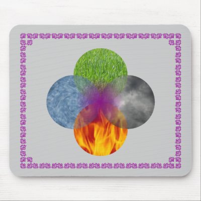 Wheel of Being - Grey Mouse Pad by ElementalByNature