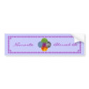 Wheel of Being - Purple bumpersticker