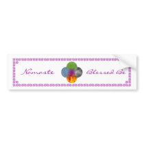 Wheel of Being - White bumper stickers by ElementalByNature Wheel of Being - White bumper stickers