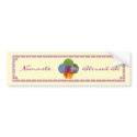 Wheel of Being - Yellow bumpersticker