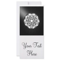 'Wheel of Black Sunshine' Rack Card Template