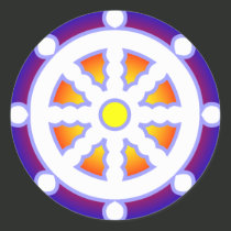 Wheel of Dharma stickers