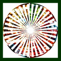 Wheel of Fortune - Sparkling Red Mandala posters by doonagiri Wheel of Fortune - Sparkling Red Mandala posters