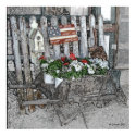 Wheelbarrow Flowers posters by StarLily Wheelbarrow Flowers posters