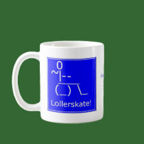 Wheelchair Access Lollerskate mugs