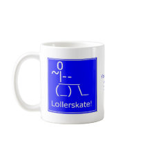 Wheelchair Access Lollerskate Coffee Mugs