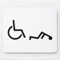 Wheelchair accident mousepads