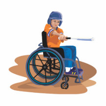 Wheelchair Baseball Photo Cutouts