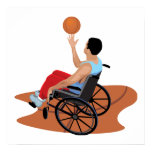 wheelchair basketball print