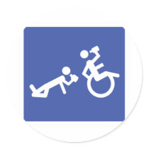 wheelchair boozer stickers