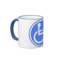 WHEELCHAIR PARKING ZONE mugs by Sofia_Youshi WHEELCHAIR PARKING ZONE mugs