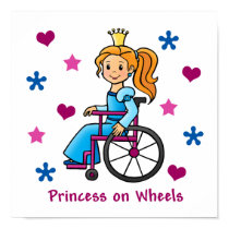Rollstuhl-Prinzessin poster