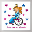 Wheelchair Princess Print
