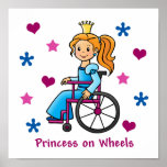 Wheelchair Princess posters