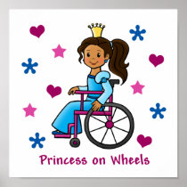 Wheelchair Princess Print