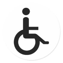wheelchair user stickers