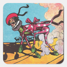 Wheeler on Sand Vintage Oz Stickers