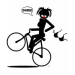 Wheelie hazard Shirts and
                                       Apparel shirt