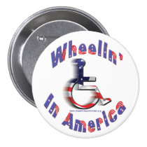 Wheelin' In America buttons