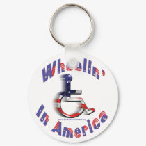 Wheelin' In America keychains