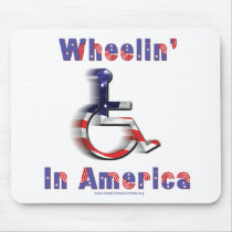 Wheelin' In America mousepads