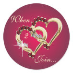 WHEN 2 HEARTS JOIN by SHRON SHARPE stickers