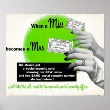 When A Miss Becomes A Mrs. Poster