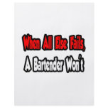 When All Else Fails, A Bartender Won't Flyer