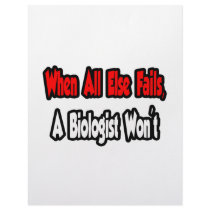 When All Else Fails, A Biologist Won't Custom Letterhead