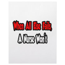 When All Else Fails, A Nurse Won't Letterhead
