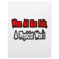 When All Else Fails, A Physicist Won't Custom Letterhead