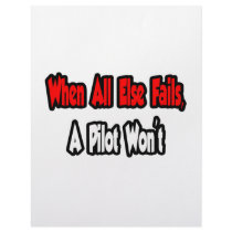 When All Else Fails, A Pilot Won't Custom Letterhead