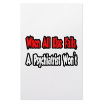 When All Else Fails, A Psychiatrist Won't Custom Stationery