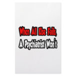 When All Else Fails, A Psychiatrist Won't Custom Stationery