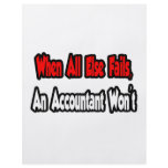 When All Else Fails, An Accountant Won't Flyer Design