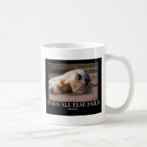 When All Else Fails - Hug Da Cat Artwork mugs