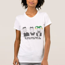 When Amish Turn 40 Ladies Petite T-Shirt