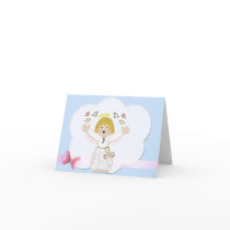 When Angels Sing Blank Note Card