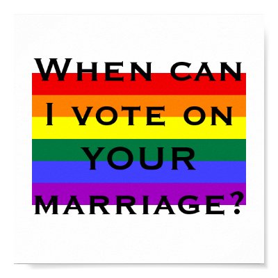 When can I vote on YOUR marriage? Print by rosethorne