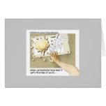When Cartoonists Go Mad Funny Notecards