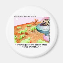 When Cows Ruled Space Funny Gifts Tees Mugs Etc Fridge Magnet