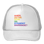 WHEN DID WE VOTE ON STRAIGHT MARRIAGE.png Mesh Hat