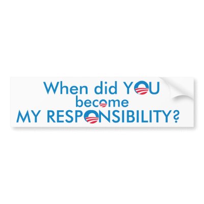 When did YOU become MY Responsibility Bumper Stickers by OBumper
