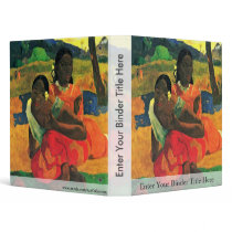 When Did You Marry? (Faa Nafea Ipoipo?) By Gauguin Vinyl Binders